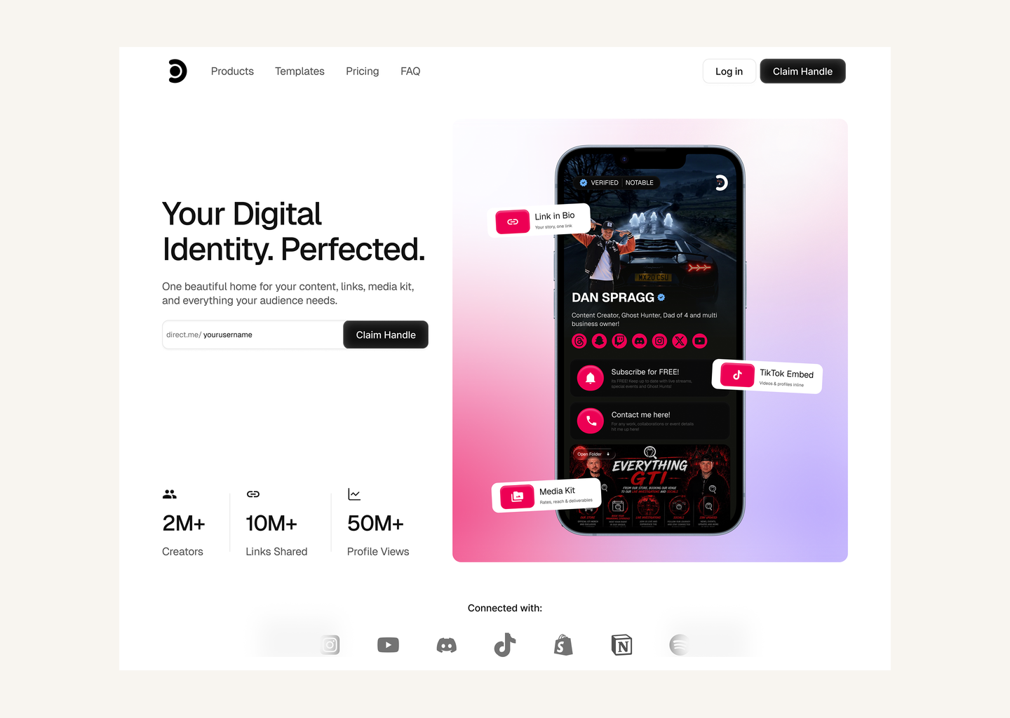 DirectMe desktop design, image 1 of 16