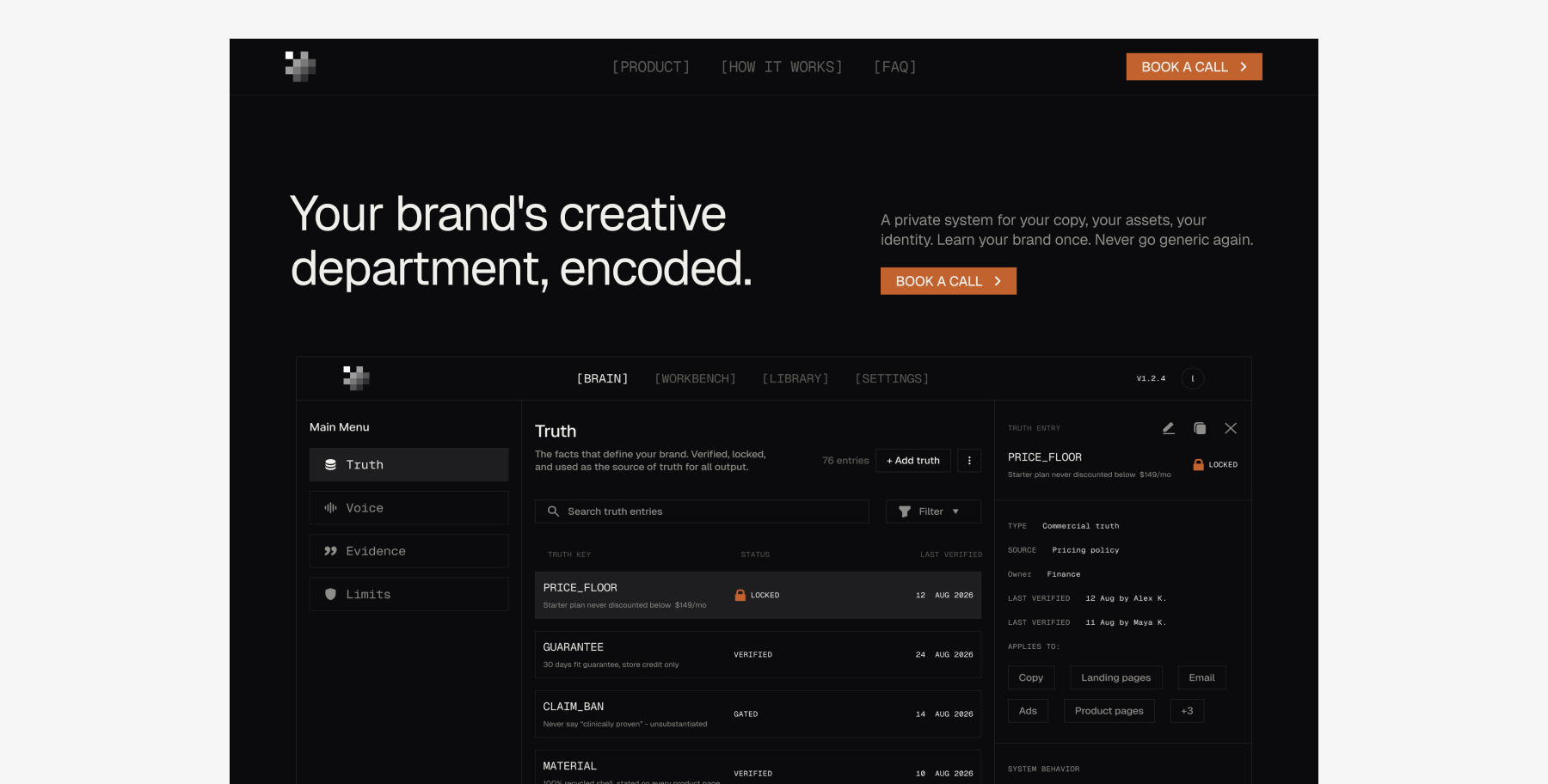 FernHold AI website design